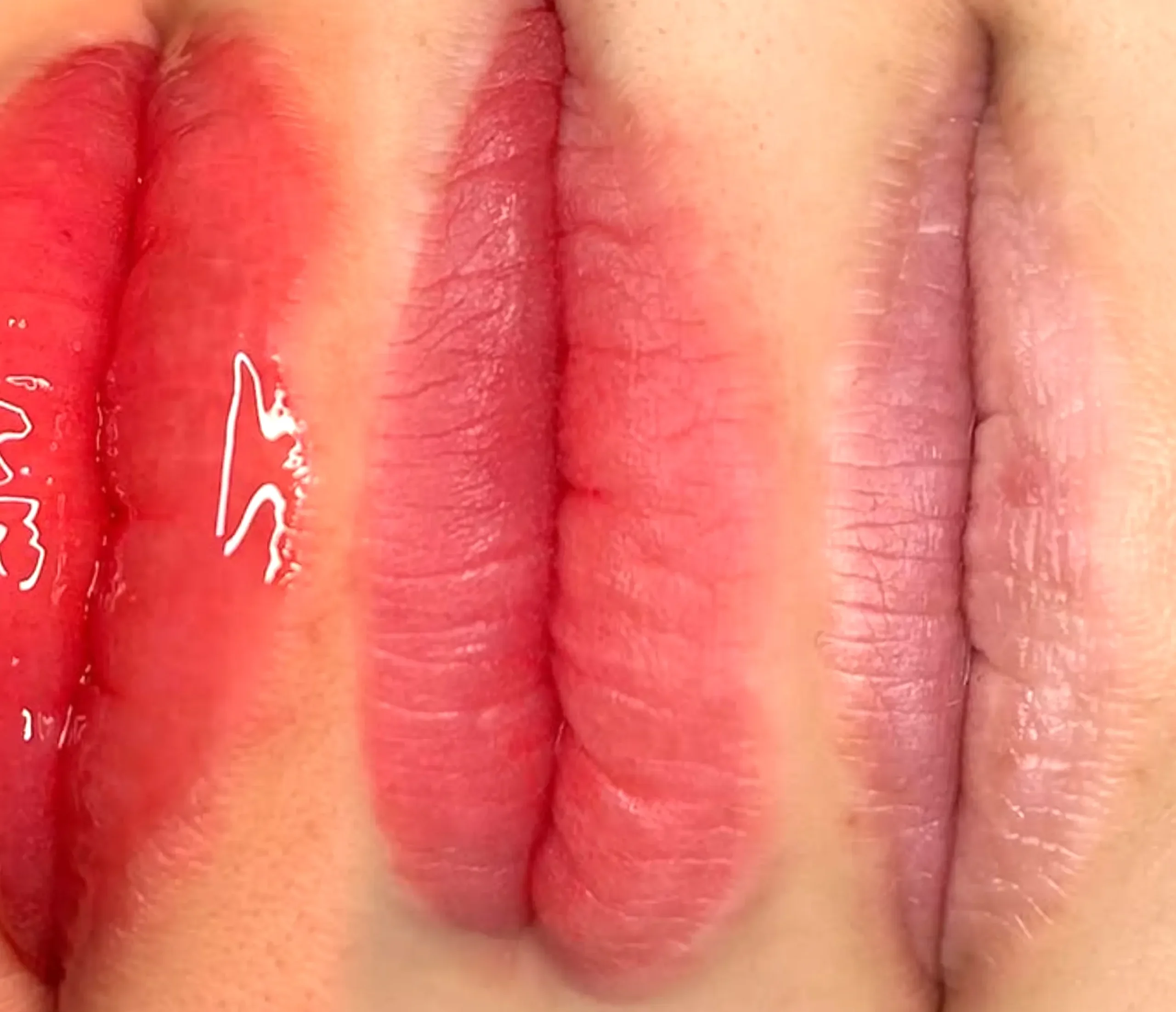 lip tattoo healing timeline